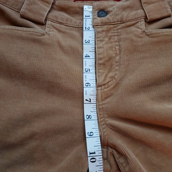 Guess Jeans Stretch Brown Corduroy Boot Cut Retro Pants Ladies Size 32 - Picture 6 of 10